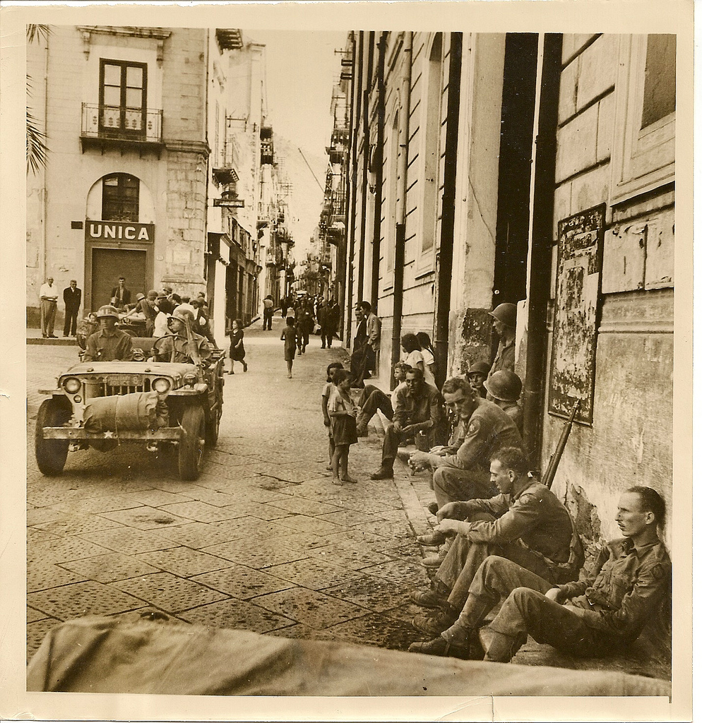 "Allied Soldiers Rest, Cefalu, (Sicily) Italy" by England on Flickr (CC)