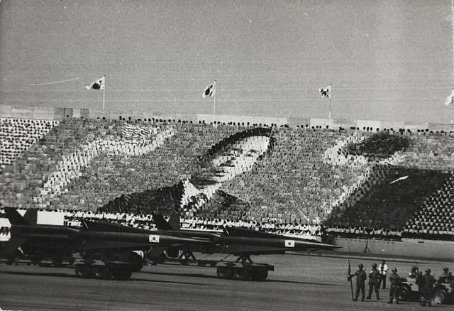 "South Korean Army parade at Armed Forces Day in 1973" by Jong-sik Baek on Wikimedia Commons (CC BY-SA 2.5) "South Korean Army parade at Armed Forces Day in 1973" by Jong-sik Baek on Wikimedia Commons (CC BY-SA 2.5)