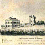 "Ansicht von 'Ikarien' um 1849" by Machahn via Wikimedia Commons (Public domain)