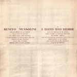 M.llo Magg. Augusto Giannotti (?) e S.M. Michelangelo Fedele (1911-?), "Frecce", Saragozza, Litografía Portabella, 1938 ca. Litografia su carta, 22×17 cm. Bolzano, Archivio privato "Famiglia de Rensis" (CC BY-ND 3.0)