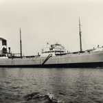 Piroscafo da carico "Dora" in navigazione. 1922