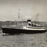 Motonave passeggeri "Oceania" in navigazione. 1933
