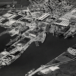 Panoramica del Cantiere nella seconda metà degli anni Cinquanta. S.d.