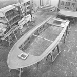 Motoscafi "Bora" in costruzione. 1961