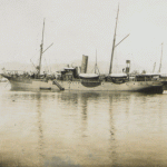 Il piroscafo "Città di Milano" nel porto di Palermo. 12 aprile 1914