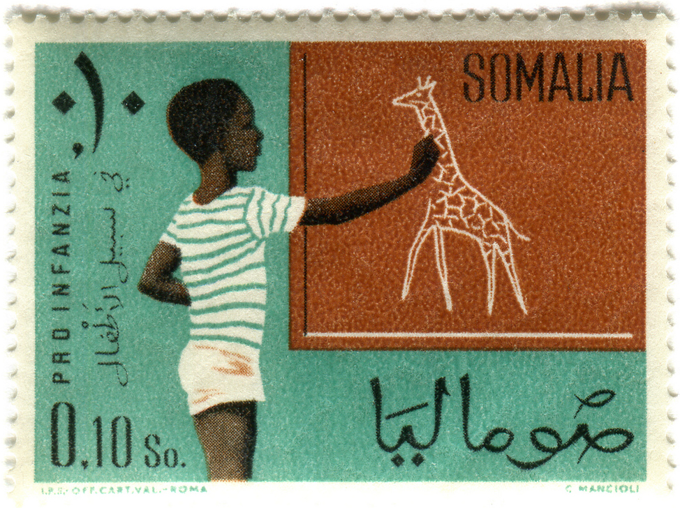 "Somalia Postage Stamp: Child Welfare" by Karen Horton on Flickr (CC BY-NC 2.0)
