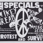 Poster for the Campaign For Nuclear Disarmament "Protest & Survive" Rally at Trafalgar Square