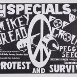 Poster for the Campaign For Nuclear Disarmament "Protest & Survive" Rally at Trafalgar Square Poster for the Campaign For Nuclear Disarmament "Protest & Survive" Rally at Trafalgar Square
