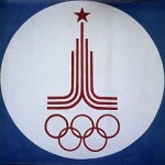 "Emblem of XXII Olympic Games" by Yuriy Somov via Wikimedia Commons (CC BY-SA 3.0)