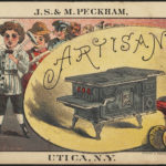"Artisan", Rochester (N. Y.) Mensing & Stecher, Lith., 1870-1900 env. Cromolitografia, 9 x 13 cm. Boston Public Library, Print Department, Boston by Boston Public Library on Flickr (CC BY 2.0)