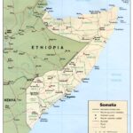 Cartina della Somalia (1992) - Courtesy of the University of Texas Libraries, The University of Texas at Austin [Public Domain]