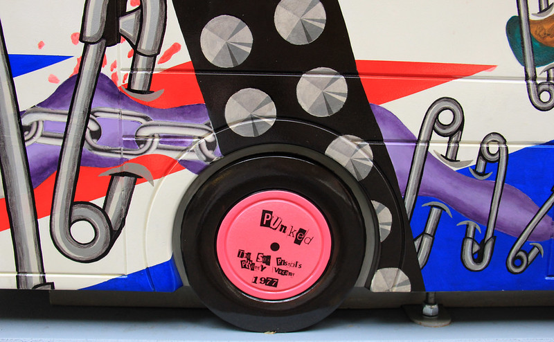 "Year of the Bus London 2014 – 08. Punk'ed" by Karen Roe on Flickr (CC BY 2.0) "Year of the Bus London 2014 – 08. Punk'ed" by Karen Roe on Flickr (CC BY 2.0)