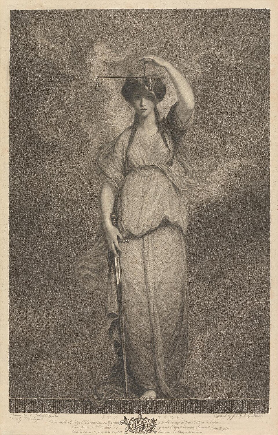 "Georg Siegmund Facius - West Window of the Chapel, New College Oxford, The Virtues - Justice" by Yale Center for British Art via Wikimedia Commons (CC0) "Georg Siegmund Facius - West Window of the Chapel, New College Oxford, The Virtues - Justice" by Yale Center for British Art via Wikimedia Commons (CC0)