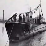 Sommergibile "Barbarigo" della Regia Marina, varo. 1938